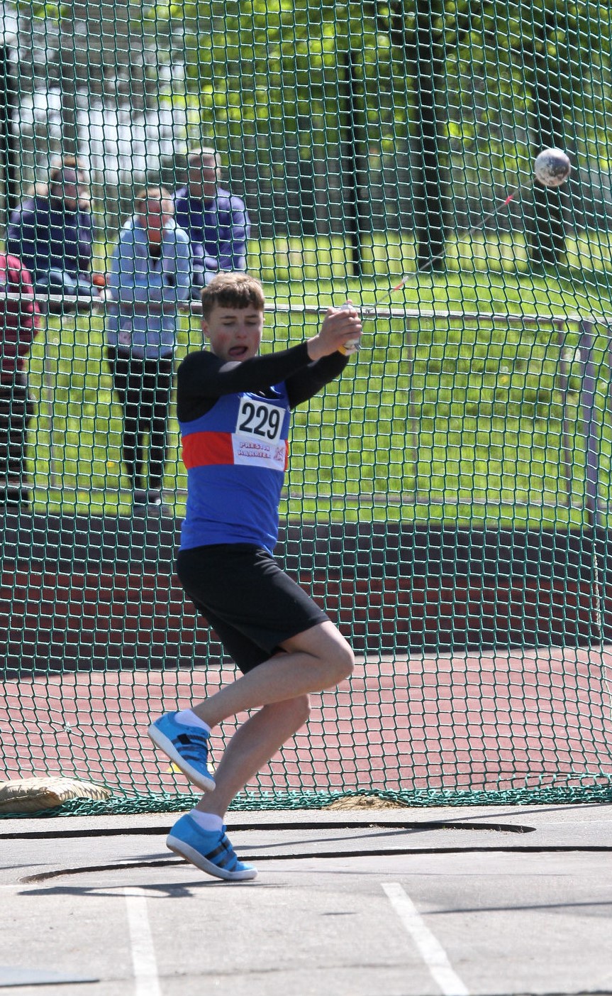 2016 Sam Gaskell silver medal at English Schools championships